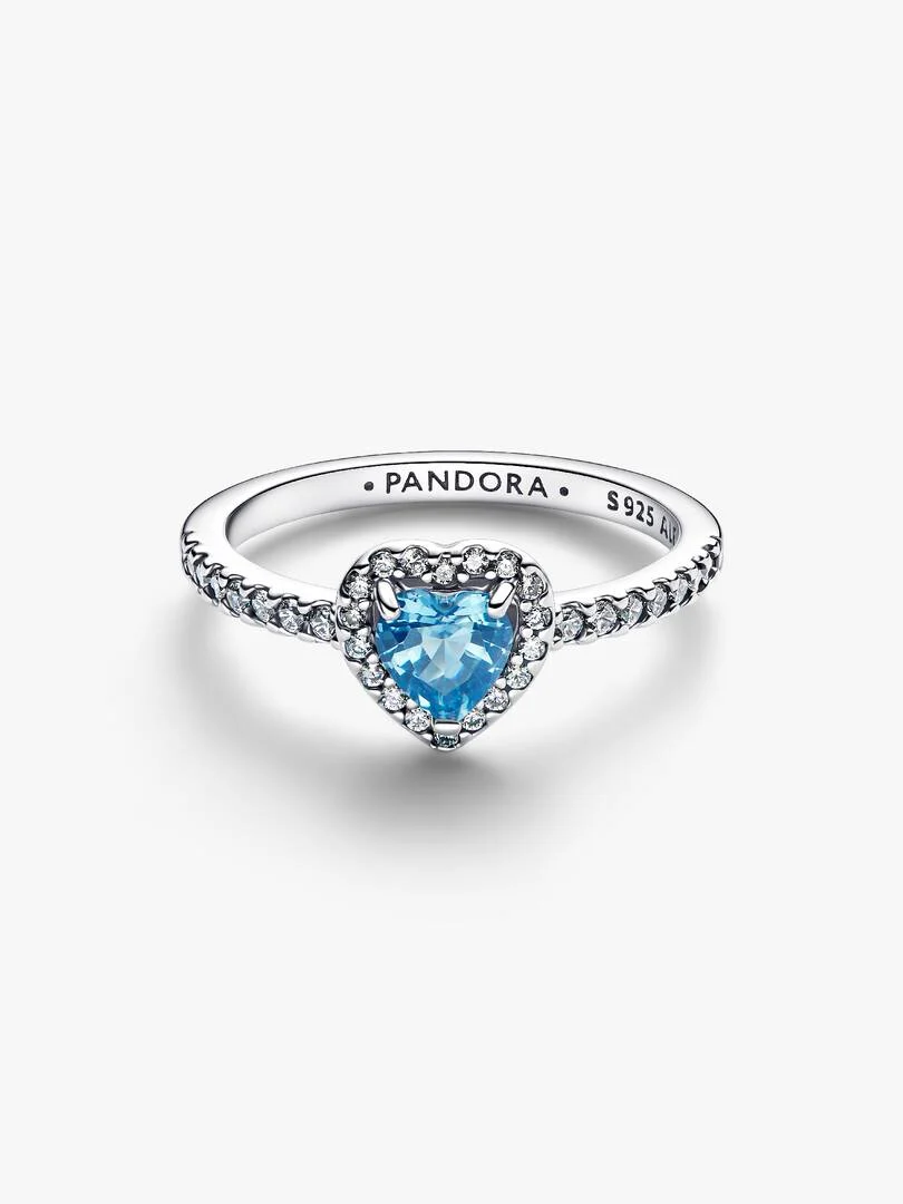 Anello Cuore in Rilievo Azzurro_1