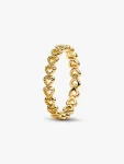 Anello Fascia di Cuori-Oro Anello Fascia di Cuori