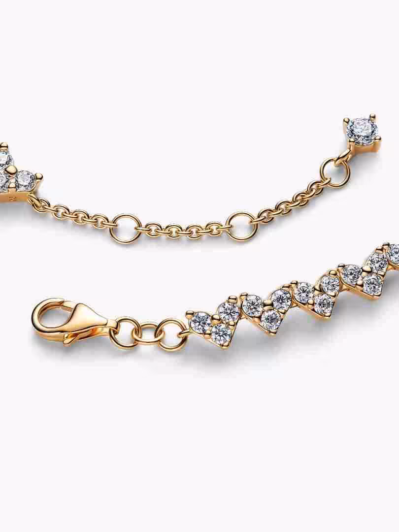 Bracciale Cuori con Tre Pietre_1