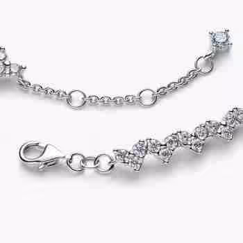 Homepage Bracciale Cuori con Tre Pietre 1