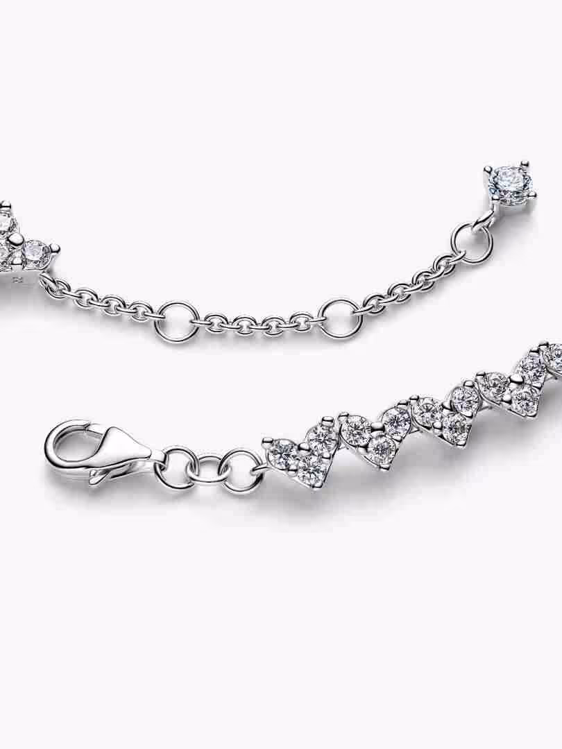 Bracciale Cuori con Tre Pietre_1