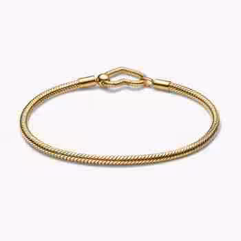 Homepage Bracciale Moments con Chiusura a Cuore Componibile 1
