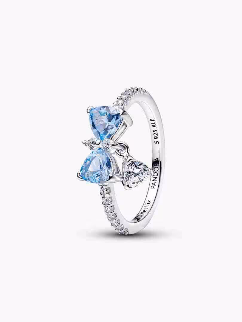 Bridgerton, Anello Fiocco Azzurro Bridgerton Anello Fiocco Azzurro