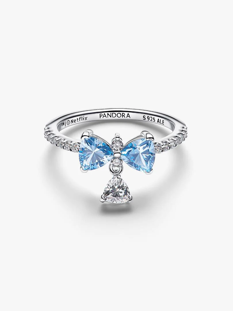 Bridgerton, Anello Fiocco Azzurro_1